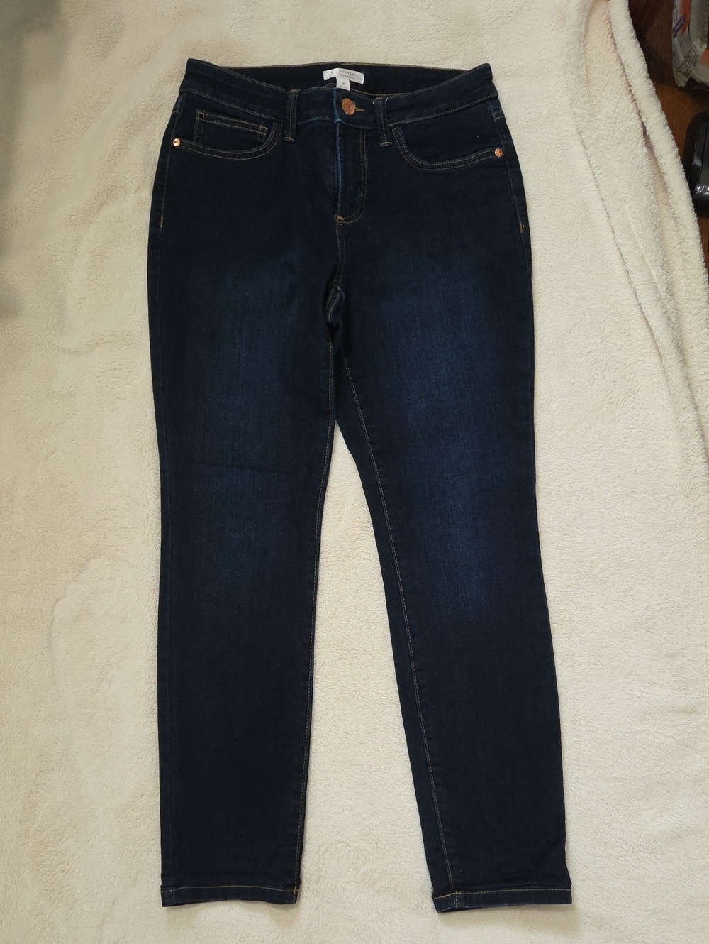 LC Lauren Conrad Deep Indigo Skinny Jeans